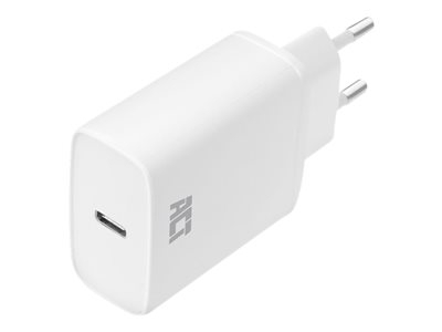 ACT - Adaptateur secteur - 20 Watt - 3 A - PD 3.0 (USB-C) - blanc