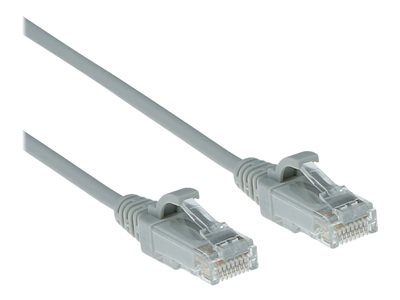 ACT Datacenter - Cordon de raccordement - RJ-45 (M) pour RJ-45 (M) - 5 m - UTP - CAT 6 - démarré, sans halogène, sans crochet - gris, RAL 7035