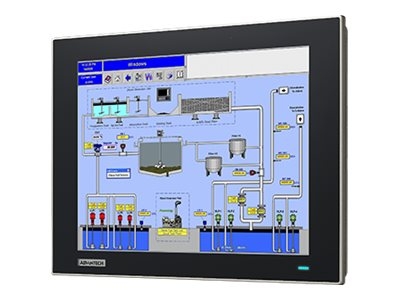 Advantech FPM-7121T - Écran LED - 12.1" - cadre ouvert - écran tactile - 1024 x 768 XGA - 600 cd/m² - 700:1 - VGA, DisplayPort