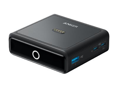 Anker Prime - Adaptateur secteur + adaptateur secteur - 100 watt - Anker PowerIQ 4.0 - 4 connecteurs de sortie (2 x USB-C, USB, Pogo)