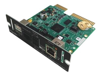 Carte de gestion réseau APC LCES2 with Modbus, Ethernet and Aux Sensors - Carte de supervision distante - 1GbE, Modbus, USB - 1000Base-T - pour P/N: GVSUPS40KGSUS, GVSUPS50KFSUS, GVSUPS50KGSUS, GVSUPS60KGSUS, GVSUPS80KGSUS