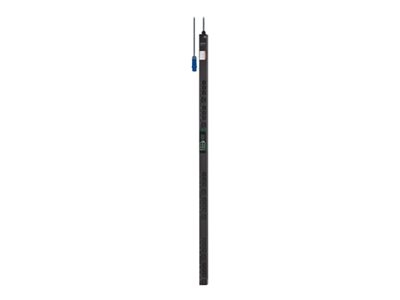 APC EasyPDU EPDU1216SMBO - Unité de distribution secteur (rack-montable) - compteur par prise avec commutation - CA 400 V - 11 kW - 11000 VA - triphasé - Ethernet 10/100, RS-485, serial, USB - entrée : IEC 60309 3P+ T - connecteurs de sortie : 24 (18 x IEC 60320 C13, 6 x IEC 60320 C19) - 0U - 3 m cordon - noir
