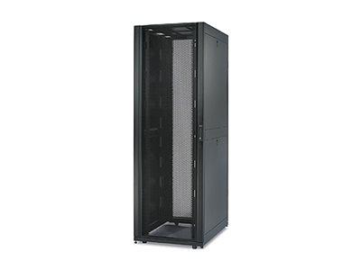 APC NetShelter SX Enceinte avec côtés - Rack armoire - noir - 45U - 19" - Conformité TAA - pour P/N: SMT2200I2U-BR, SRT1000XLA, SRT1500XLA, SRT2200XLA, SRT3000XLA, SRT3000XLAUS