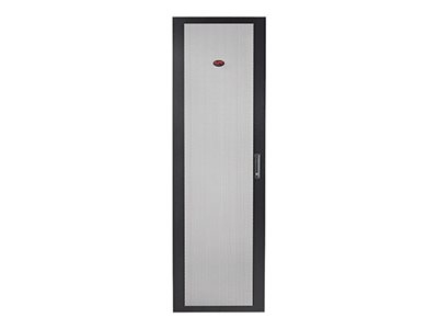APC NetShelter SV Perforated Flat Door - Porte de rack - noir - 42U - pour P/N: NBPD0160A, NBWL0355A, SMX2KR2UX145, SMX3KR2UNCX145, SRT1000RMXLI, SRT1000RMXLI-NC