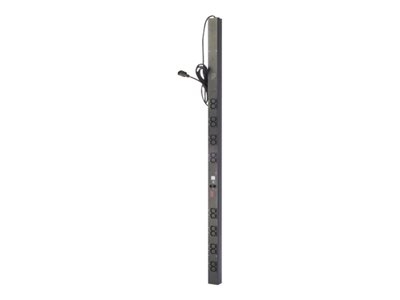 PDU en rack avec compteur APC AP7850B - Unité de distribution secteur (rack-montable) - CA 230 V - entrée : IEC 60320 C14 - connecteurs de sortie : 16 (power IEC 60320 C13) - 0U - 3 m cordon - pour P/N: SCL500RMI1U, SMX1500RM2UCNC, SMX2KR2UX145, SMX3KR2UNCX145, SMX750C, SMX750CUS