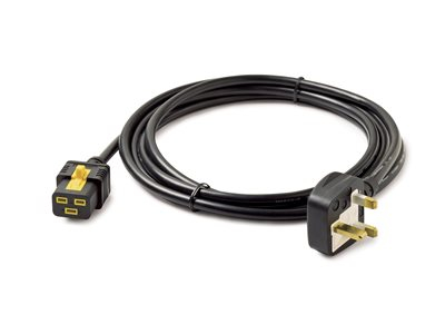 APC - Câble d'alimentation - IEC 60320 C19 pour BS 1363A (M) - CA 240 V - 13 A - 3 m - verrouillé - noir - pour P/N: SMT2200I-AR, SMT2200R2I-AR, SMT3000I-AR, SMT3000R2I-AR, SMX3000HVTUS, SRT10RMXLIX806