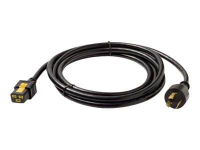 APC - Câble d'alimentation - IEC 60320 C19 pour NEMA L6-20 (M) - 20 A - 3 m - noir - Japon - pour P/N: SMT3000I-AR, SMT3000R2I-AR, SRT10KXLTW, SRT3000XLTW, SRT6KXLTW, SRT8KXLJ