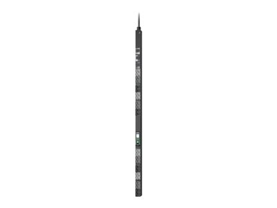 APC NetShelter Rack PDU Advanced - Unité de distribution secteur (rack-montable) - commuté - AC 400/415 V - 17.3 kW - 17300 VA - triphasé - Ethernet 10/100/1000 - entrée : IEC 60309 530P6 - connecteurs de sortie : 48 (24 x IEC 60320 C13/C15, 24 x IEC 60320 C13/C15/C19/C21) - 0U - 1.8 m cordon - noir