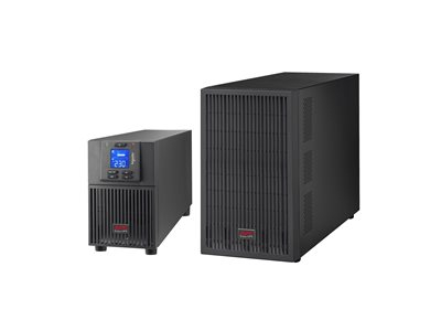 APC Easy UPS On-Line - Onduleur - tour, autonomie prolongée - CA 220/230/240 V - 2700 Watt - 3000 VA - monophasé - Acide de plomb - USB, serial - connecteurs de sortie : 7 - Europe - noir, RAL 7010