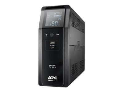 APC Back-UPS Pro BR1600SI - Onduleur - CA 220-240 V - 960 Watt - 1600 VA - 260 Wh - USB - connecteurs de sortie : 8 - noir