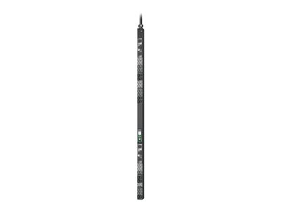 APC NetShelter Rack PDU Advanced - Unité de distribution secteur (rack-montable) - prise commutée avec compteur - CA 415 V - 34.6 kW - 34600 VA - triphasé - Ethernet 10/100/1000 - entrée : IEC 60309 560P6 - connecteurs de sortie : 42 (21 x IEC 60320 C13/C15, 21 x IEC 60320 C13/C15/C19/C21) - 0U - 1.8 m cordon - noir