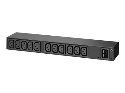 PDU en rack de base APC AP6020A - Unité de distribution secteur (rack-montable) - CA 100-240 V - entrée : IEC 60320 C20 - connecteurs de sortie : 13 (power IEC 60320 C13) - pour P/N: SCL500RM1U, SCL500RMI1U, SMTL750RM2UCNC, SMX2KR2UX145, SMX3KR2UNCX145, SMX750CUS