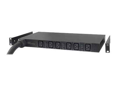 PDU en rack de base APC - Unité de distribution secteur (rack-montable) - CA 400 V - 22 kW - triphasé - entrée : IEC 60309 - connecteurs de sortie : 6 (IEC 60320 C19) - 2.44 m cordon - noir - pour P/N: SCL500RM1U, SCL500RMI1U, SMTL1000RM2UCNC, SMX2KR2UX145, SMX3KR2UNCX145, SMX750CUS