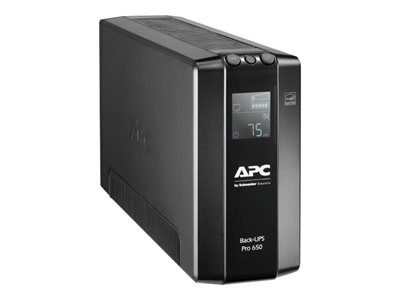 APC Back-UPS Pro BR650MI - Onduleur - CA 230 V - 390 Watt - 650 VA - USB - connecteurs de sortie : 6 - noir