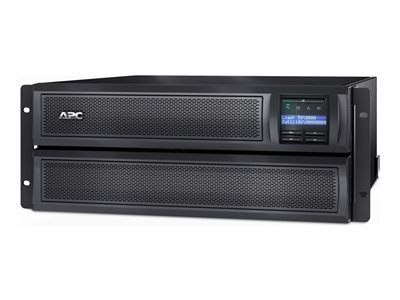 APC Smart-UPS - Onduleur (rack-montable) - CA 120 V - 2700 Watt - 2880 VA - monophasé - 1 x batterie - USB, serial - connecteurs de sortie : 3 - 4U - noir - Conformité TAA
