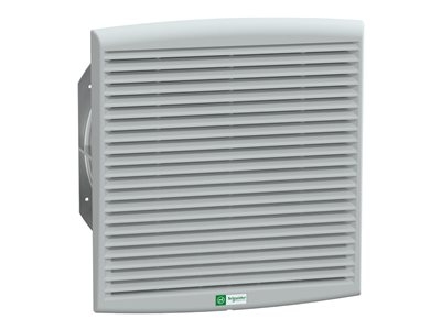 Schneider ClimaSys - Intégration d'un évent de rack - avec grille de sortie et filtre G2, 850 m³/h, IP54 - CA 230 V - gris, RAL 7035