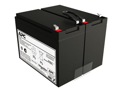 APC - Batterie d'onduleur - VRLA - 2 x batterie - Acide de plomb - 10 Ah - 0U - pour Easy UPS SMV SMV1500A, SMV1500A-CA, SMV1500AI-MS, SMV1500CAI