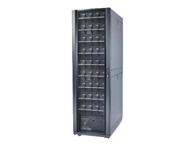 APC Symmetra PX 160 Battery Frame - Boîtier de piles - 9 x batterie - Acide de plomb - 42U - 19" - noir - pour P/N: SY32K160H-NB, SY32K96H-NB, SY64K160H-NB, SY64K96H-NB, SY96K160H-NB, SY96K96H-NB