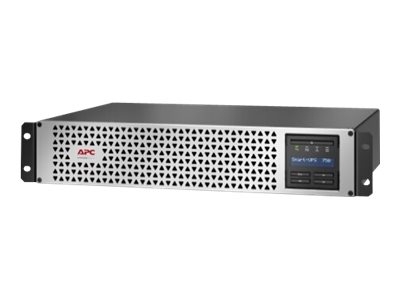 APC Smart-UPS Li-Ion 750 VA à faible profondeur avec SmartConnect - Onduleur (montable sur rack / externe) - CA 230 V - 600 Watt - 750 VA - monophasé - RS-232, USB - connecteurs de sortie : 8 - 2U - noir