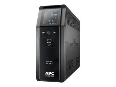 APC Back-UPS Pro BR1200SI - Onduleur - CA 220-240 V - 720 Watt - 1200 VA - USB - connecteurs de sortie : 8 - noir