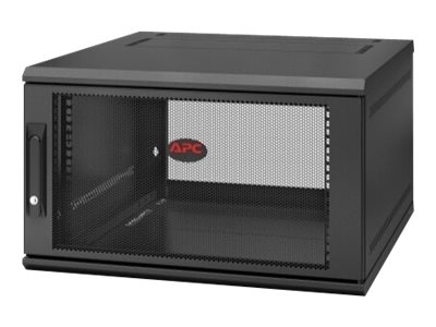 APC NetShelter WX AR106SH6 - Armoire - montable sur mur - noir - 6U - 19"