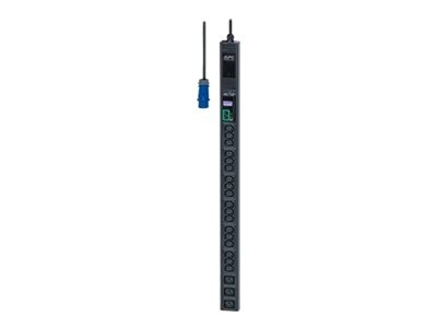APC Easy Metered Rack PDU EPDU1116M - Unité de distribution secteur (rack-montable) - CA 200/208/230 V - 3680 VA - Ethernet - entrée : IEC 60309 2P+E - connecteurs de sortie : 21 (18 x IEC 60320 C13, 3 x IEC 60320 C19) - 0U - 3 m cordon - noir - pour P/N: SMX1500RM2UCNC, SMX2KR2UX145, SMX3KR2UNCX145, SMX750C, SMX750CNC, SMX750CUS