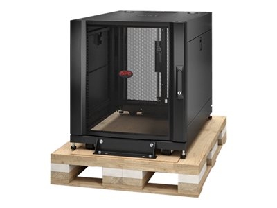 APC NetShelter SX - Rack armoire - noir - 12U - 19" - Conformité TAA - pour P/N: SURT48RMXLBP
