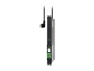 APC EasyPDU EPDU2016S - Unité de distribution secteur (rack-montable) - commuté - CA 230 V - 3680 VA - monophasé - Ethernet 10/100/1000, serial, USB - connecteurs de sortie : 8 (power IEC 60320 C13) - 1U - 19" - 2.5 m cordon - noir