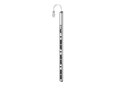 APC Easy Switched Rack PDU EPDU1232S - Unité de distribution secteur (rack-montable) - AC 200-240/346-415 V - 22 kW - triphasé - Ethernet, RS-485, USB - entrée : IEC 60309 - connecteurs de sortie : 24 (18 x IEC 60320 C13, 6 x IEC 60320 C19) - 0U - 2 m cordon - noir