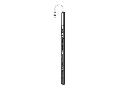 APC Easy Switched Rack PDU EPDU1232SX3620 - Unité de distribution secteur (rack-montable) - AC 200-240/346-415 V - 22 kW - triphasé - Ethernet, RS-485, USB - entrée : IEC 60309 - connecteurs de sortie : 36 (30 x IEC 60320 C13, 6 x IEC 60320 C19) - 0U - 2 m cordon - noir