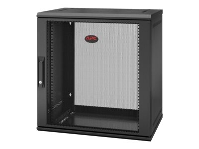 APC NetShelter WX AR112SH4 - Armoire - montable sur mur - noir - 12U - 19"