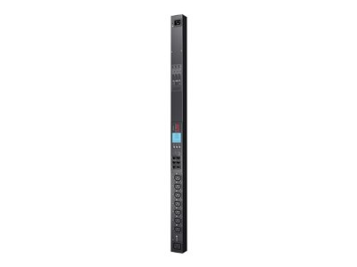 PDU en rack commuté APC 2G Zero U - Unité de distribution d'alimentation (rack-montable) - CA 200/208/230 V - RS-232 - entrée : NEMA L6-20 - connecteurs de sortie : 8 - 2.9 m cordon - Canada, Etats-Unis - noir - pour P/N: SMX1500RM2UCNC, SMX2KR2UX145, SMX3KR2UNCX145, SMX750C, SMX750CNC, SMX750CUS
