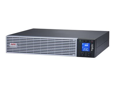 APC Easy UPS On-Line - Onduleur (rack-montable) - CA 230 V - 900 Watt - 1000 VA - monophasé - 1 x batterie - Lithium Ion - RS-232, USB - connecteurs de sortie : 6 - 2U - 19" - noir et argent