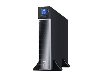 APC Easy UPS On-Line - Onduleur (rack-montable) - CA 230 V - 2700 Watt - 3000 VA - 1 x batterie - Lithium Ion - RS-232, USB - connecteurs de sortie : 7 - 2U - 19" - noir et argent