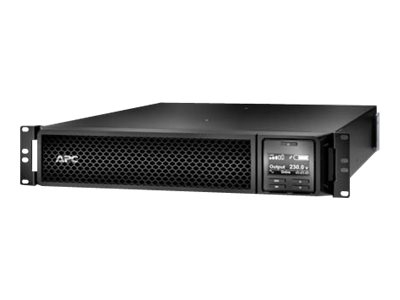 APC Smart-UPS SRT 1500VA RM - Onduleur (montable sur rack / externe) - CA 220/230/240 V - 1.5 kW - 1500 VA - RS-232, USB - connecteurs de sortie : 6 - PFC - 2U - noir