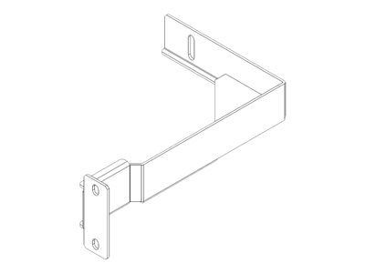 APC Easy Rack - Kit de support de poteau - inférieur - noir