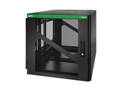 APC NetShelter - Rack - montable sur mur - 12U - 19" - pour P/N: SC500RM1U, SMT1000RM1U, SMT1500RM2UCNC, SMT750RM1U, SMT750RM2UCNC