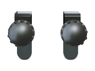 APC - Kit de suspension pour échelle de goulotte de câble - noir - pour P/N: AR3130, AR3140, AR3200, AR3340, AR3347, AR9300SP, AR9300SP-R, AR9307SP, AR9307SP-R