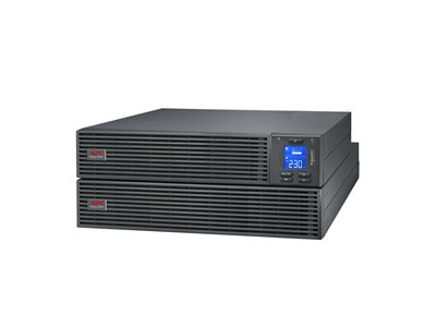 APC Easy UPS On-Line - Onduleur (rack-montable) - autonomie prolongée - CA 220/230/240 V - 900 Watt - 1000 VA - monophasé - Acide de plomb - USB, serial - connecteurs de sortie : 4 - 4U - Europe - noir, RAL 7010