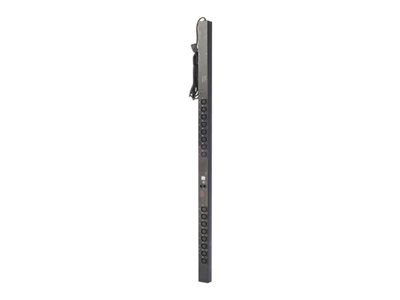 PDU en rack commuté APC Zero U - Unité de distribution d'alimentation (rack-montable) - CA 200/208/230 V - Ethernet 10/100 - entrée : IEC 60320 C14 - connecteurs de sortie : 16 (power IEC 60320 C13) - 3.05 m cordon - noir - pour P/N: SMX2KR2UX145, SMX3KR2UNCX145, SMX750CUS, SRTL50RMBP1U-LI, SRVSL1KRARK, SRYL20K20RMXLT