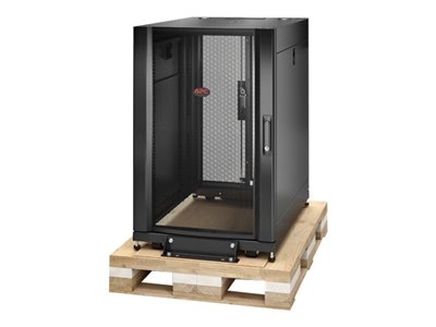 APC NetShelter SX - Rack armoire - noir - 18U - 19" - Conformité TAA - pour P/N: SURT48RMXLBP