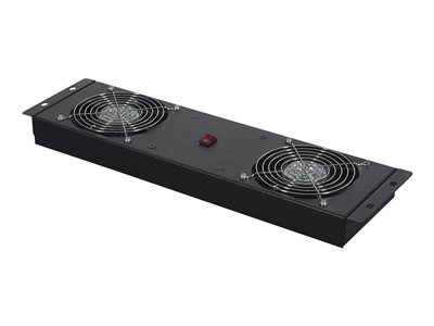APC - Panneau ventilateur de plafond pour rack - noir - pour P/N: AR106, AR106SH4, AR106SH6, AR109SH4, AR109SH6, AR112, AR112SH4, AR112SH6