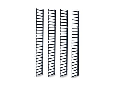 APC - Panneau d'agencement de câbles de rack - noir - 48U - Conformité TAA (pack de 4) - pour P/N: NBPD0160A, NBWL0355A, SMX2KR2UX145, SMX3KR2UNCX145, SRT1000RMXLI, SRT1000RMXLI-NC
