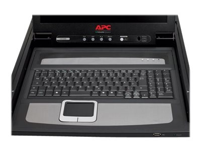 APC Console ACL - Console KVM - 17" - rack-montable - 1280 x 1024 @ 75 Hz - noir - 1U - pour P/N: AR3103, AR3103SP, AR3106SP, SRT1000RMXLI, SRT1000RMXLI-NC, SRT5KRMXLW-TW