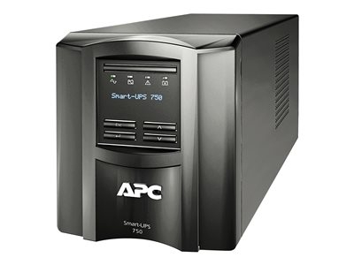 APC Smart-UPS 750 - Onduleur - CA 120 V - 500 Watt - 750 VA - monophasé - USB, serial - connecteurs de sortie : 6 - noir - APC Take-Back - Conformité TAA