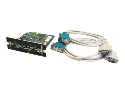 Schneider AP9624 UPS Interface Expander 2 - Carte de supervision distante - SmartSlot - RS-232 x 2
