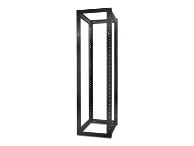 APC NetShelter 4 Post Open Frame Rack - Rack - noir - 44U - pour P/N: SMTL1500RM3UC, SMTL1500RMI3UC, SRT2200RMXLAUS, SRTL3KRM1UC, SRTL3KRM1UNC