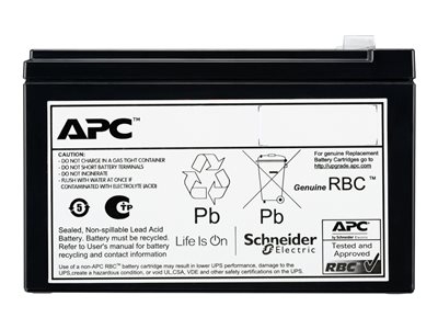 APC - Batterie d'onduleur - 6 x batterie - plomb-acide à régulation par soupape (VRLA) - 9 Ah - 0U