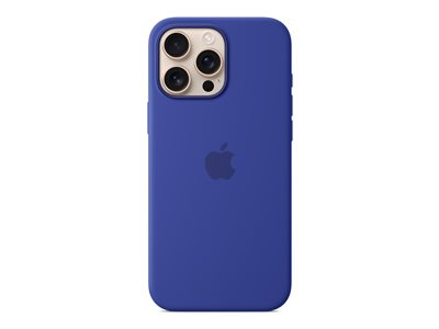 Apple - Couverture arrière pour téléphone portable - compatibilité avec MagSafe - silicone - bleu d'outremer - pour iPhone 16 Pro Max