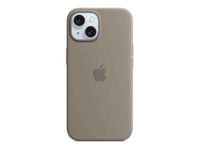Apple - Coque de protection pour téléphone portable - compatibilité avec MagSafe - silicone - argile - pour iPhone 15